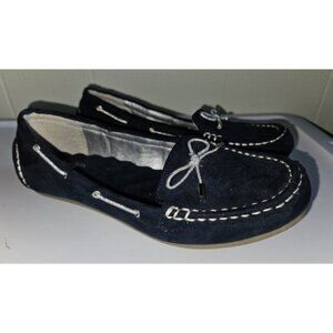 NEW Blue CUSHION WALK Suede Moccasin Loafers Ladies Size 8